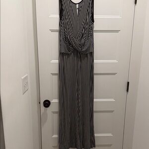Sugarlips Black and White Striped One Piece Jumper